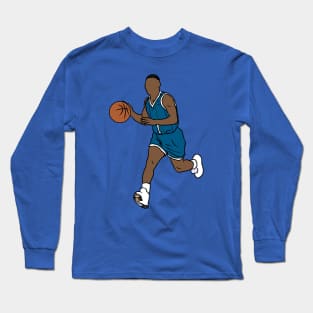 Muggsy Bogues Dribbling Long Sleeve T-Shirt